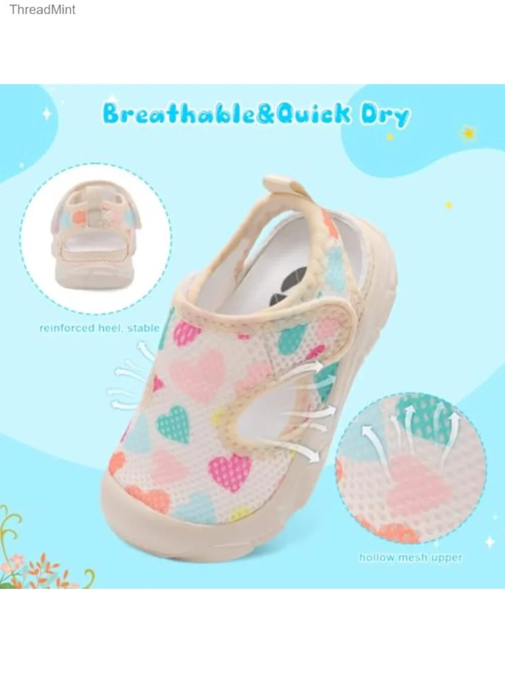 Toddler Water Shoes Summer Sandals Kids Swim Beach Closed Toe